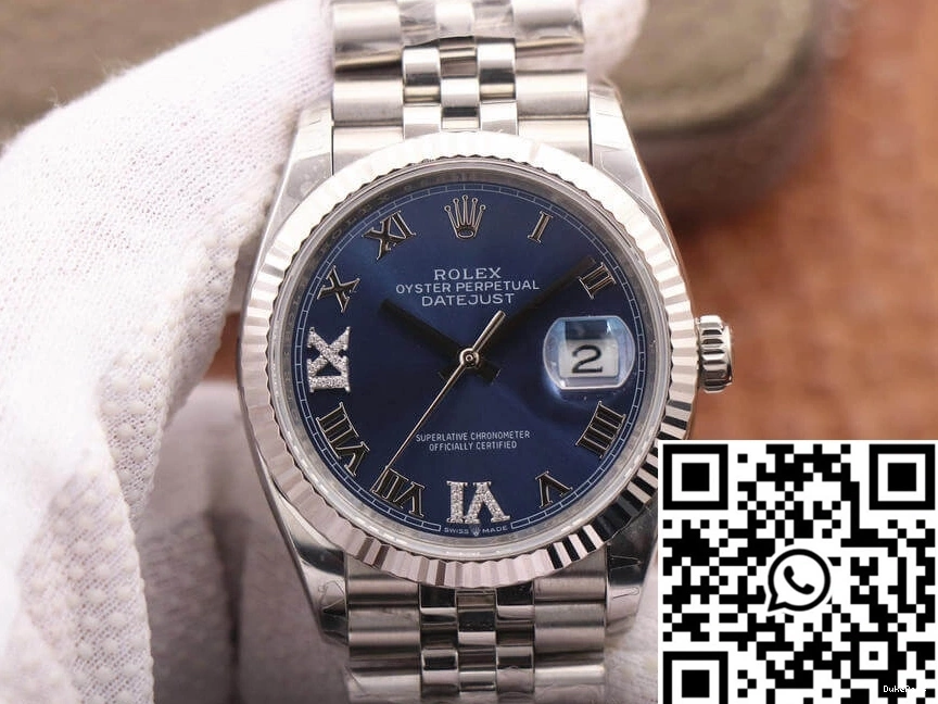 Rolex Blue 126234 EW Dial Factory Datejust 0314